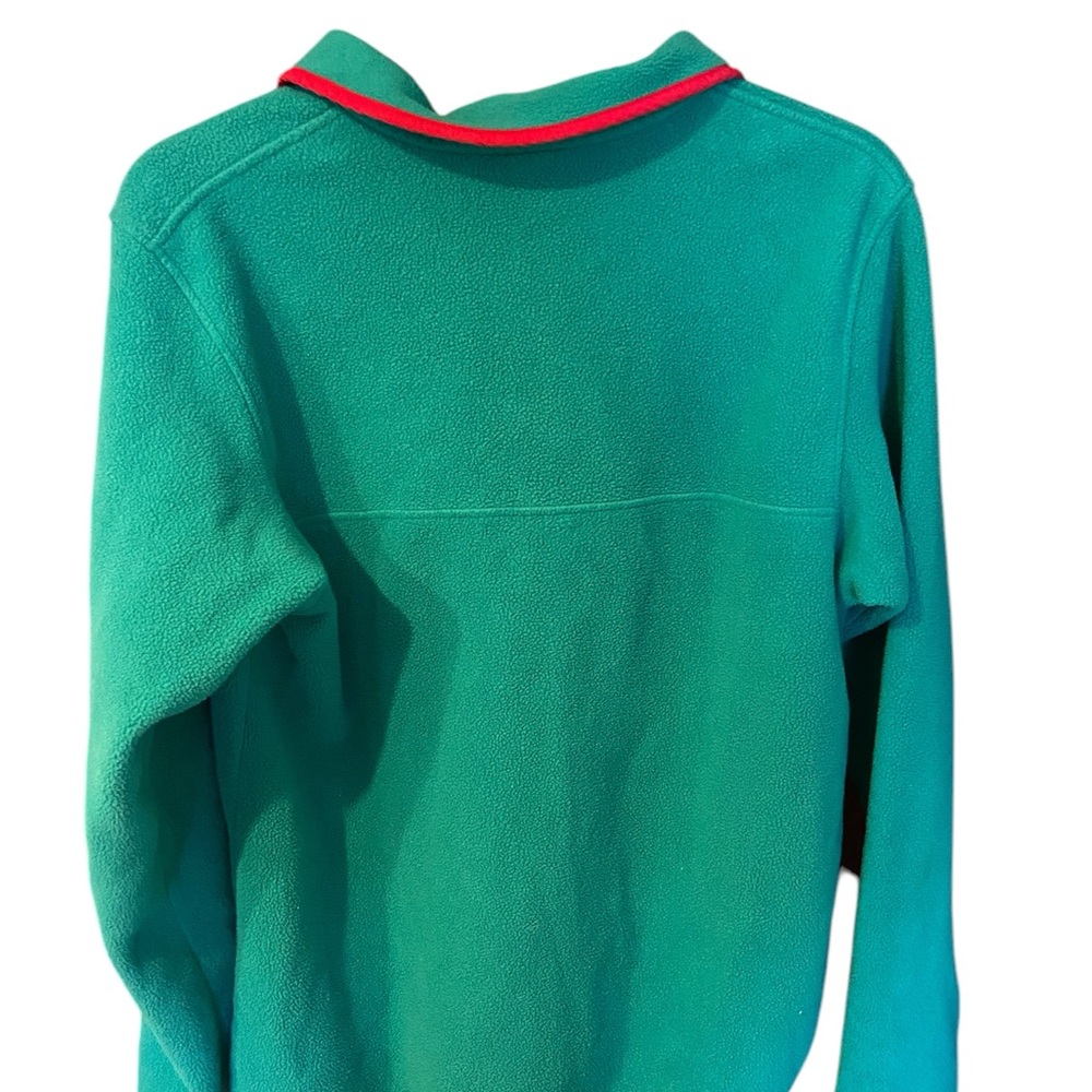 Patagonia Green and Red Fleece Pullover - Picture 2 of 2